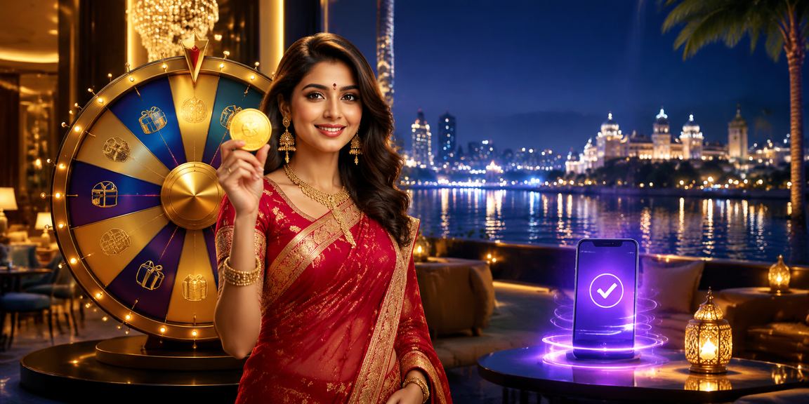 Indian player using smartphone betting on roulette