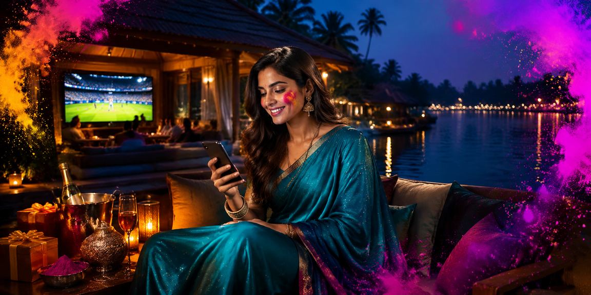Kerala player enjoying online slots during a cricket match break